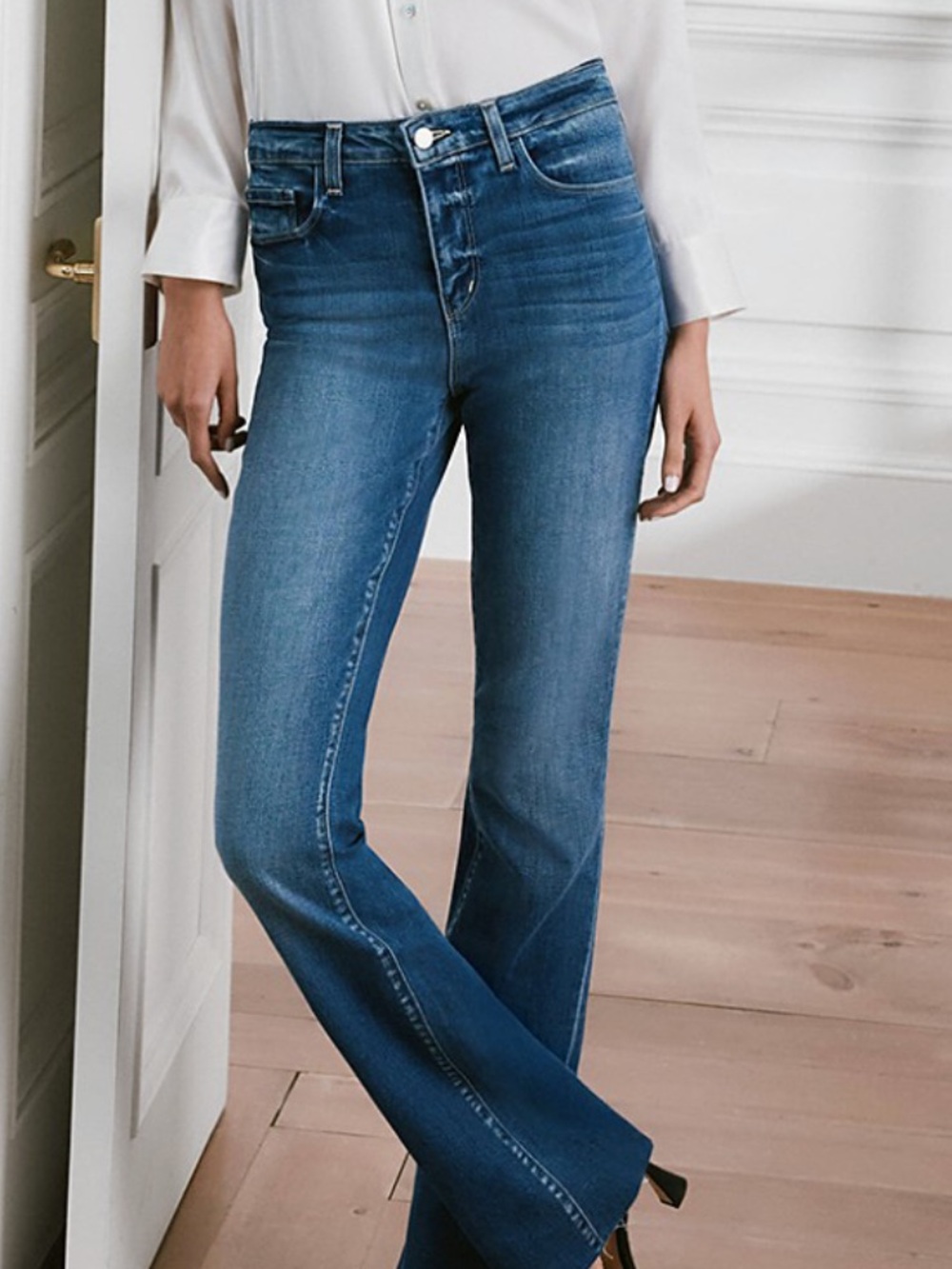 L'AGENCE Ruth High Rise straight Jeans